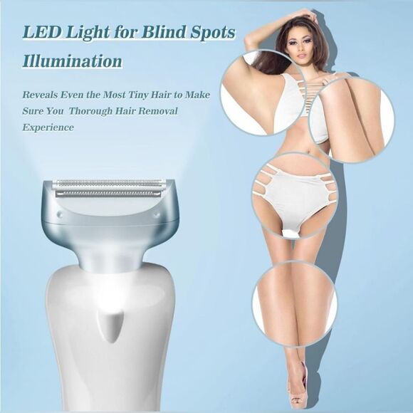 Electric Razors for Women for Legs Bikini Trimmer Electric Shaver for Women - Picture 8 of 9